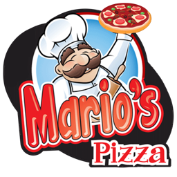 Mario's Pizza logo.